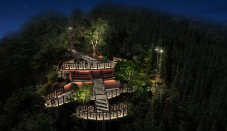 山體亮化工程如何打造怡人夜景，需要注意什么？