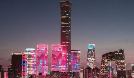 辦公大樓夜景亮化，讓建筑在夜景中脫穎而出！